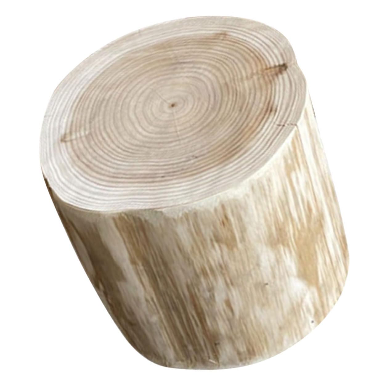 Amazon.co.jp: OFFSCH 芸術的な木製スツール 木の切り株の座席 丸太