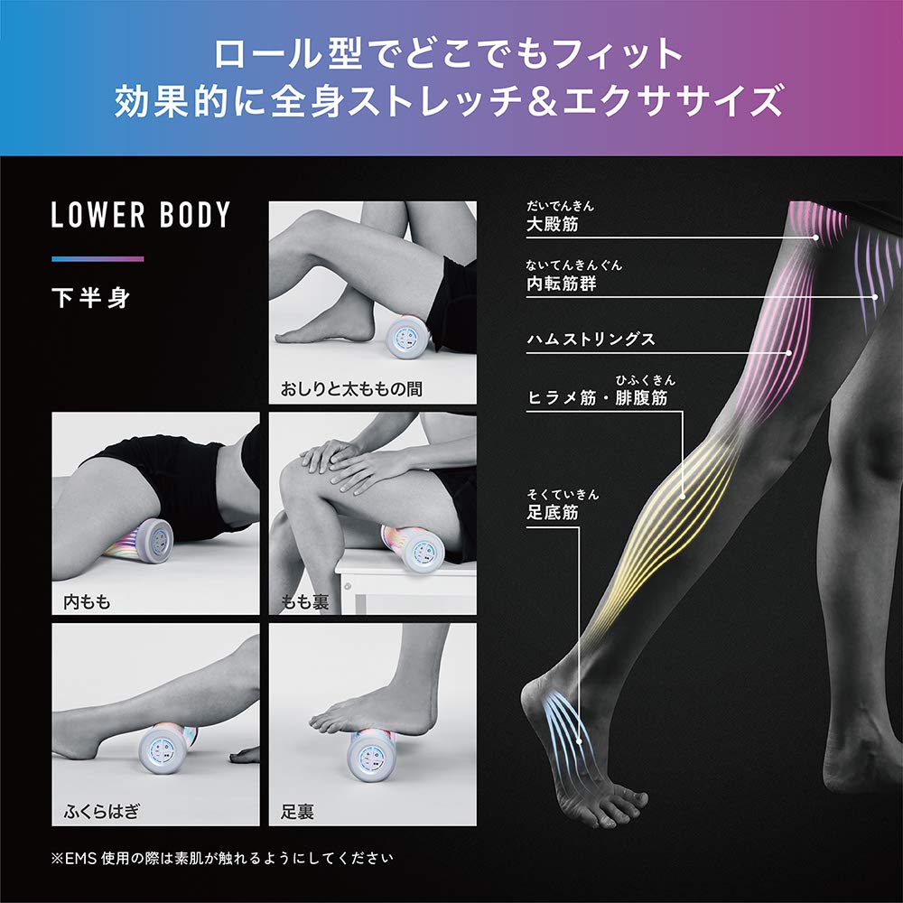 Amazon.co.jp: アテックス ATEX ルルド スタイル EMSパワーロール AX