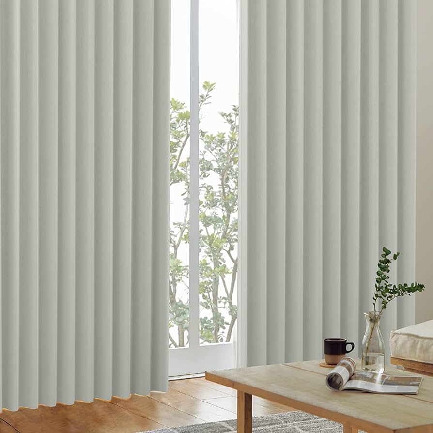 Amazon｜カーテンくれない 1級 遮光カーテン「K-wave-D-plain」 日本製