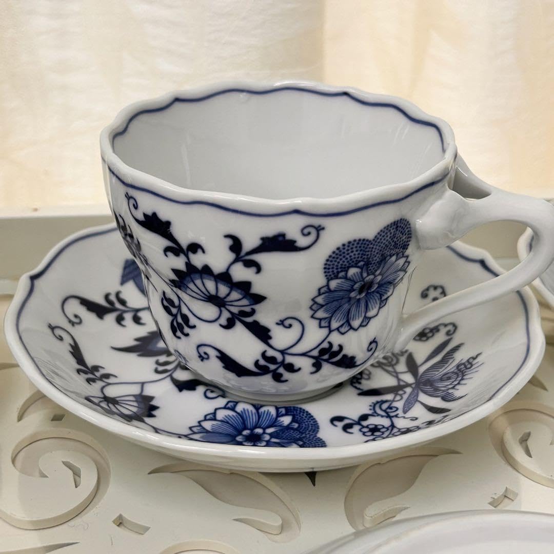 Amazon.co.jp: Blue Danubeブルーダニューブカップ&ソーサ 5客セット