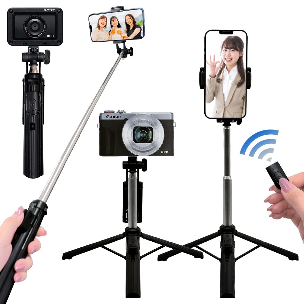 Amazon | ラスタバナナ 自撮り棒 iPhone用 Android用 三脚 コンパクト