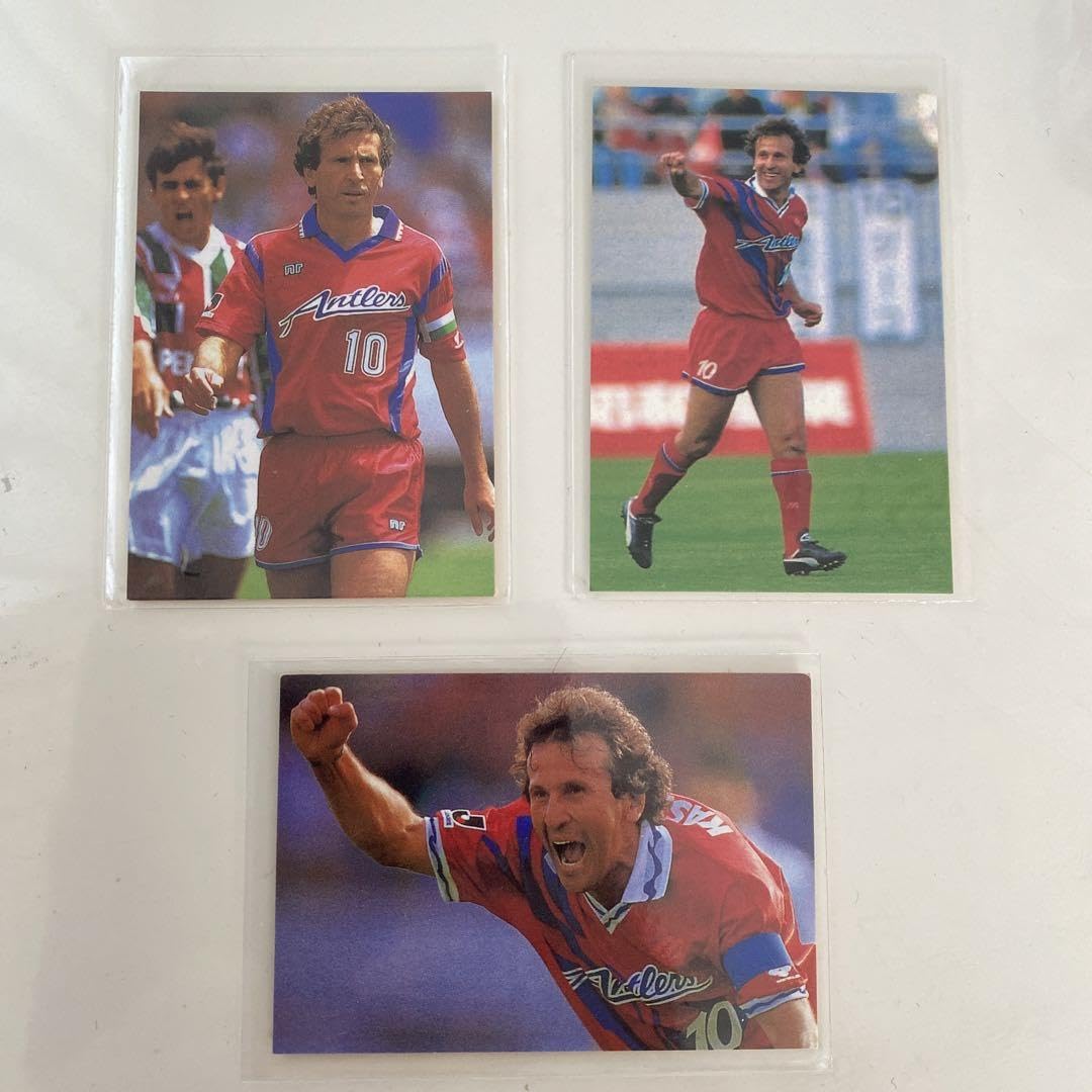 Amazon.co.jp: ジーコ 鹿島アントラーズ時代 カード3種セット ブラジル