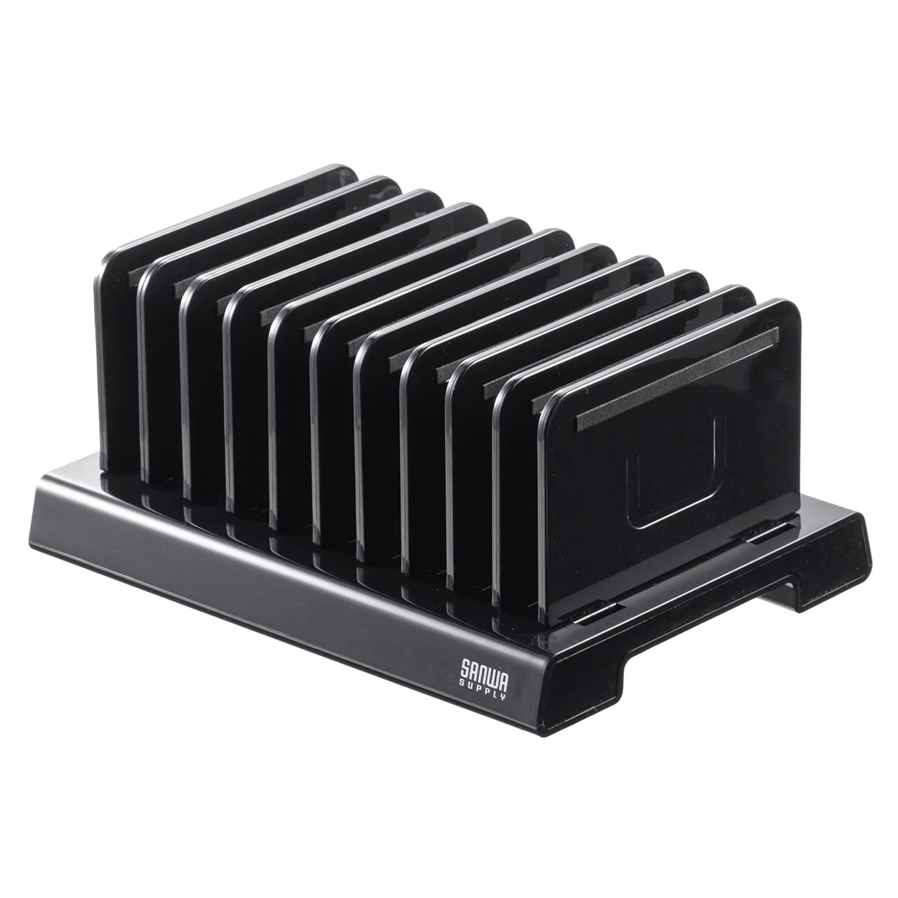 Amazon.co.jp: サンワダイレクト スマホ タブレットスタンド 10台収納