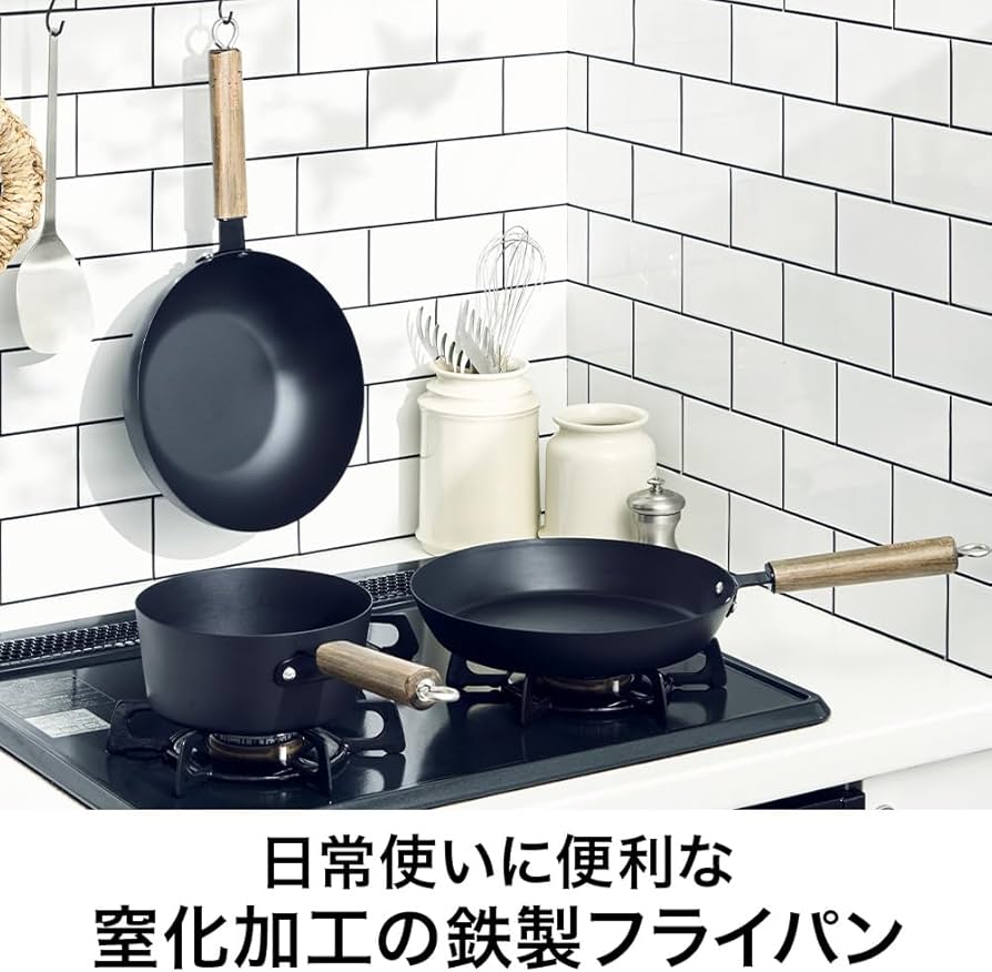 Amazon｜【錆びにくい鉄フライパン】 simfe.(シンフェ) フライパン 深