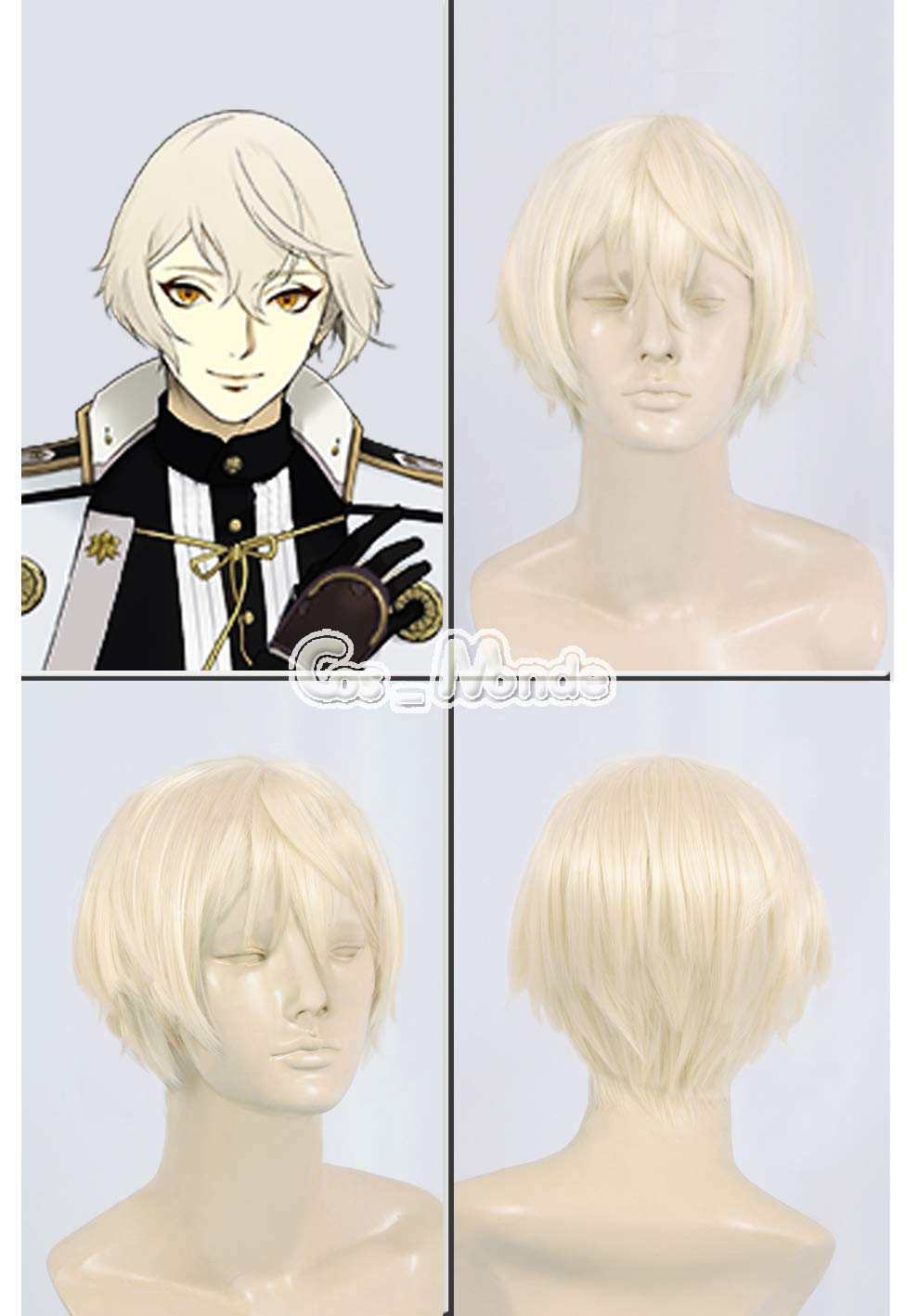 Amazon.co.jp: Cos Monde 刀剣乱舞 コスプレ ウィッグ コス 用