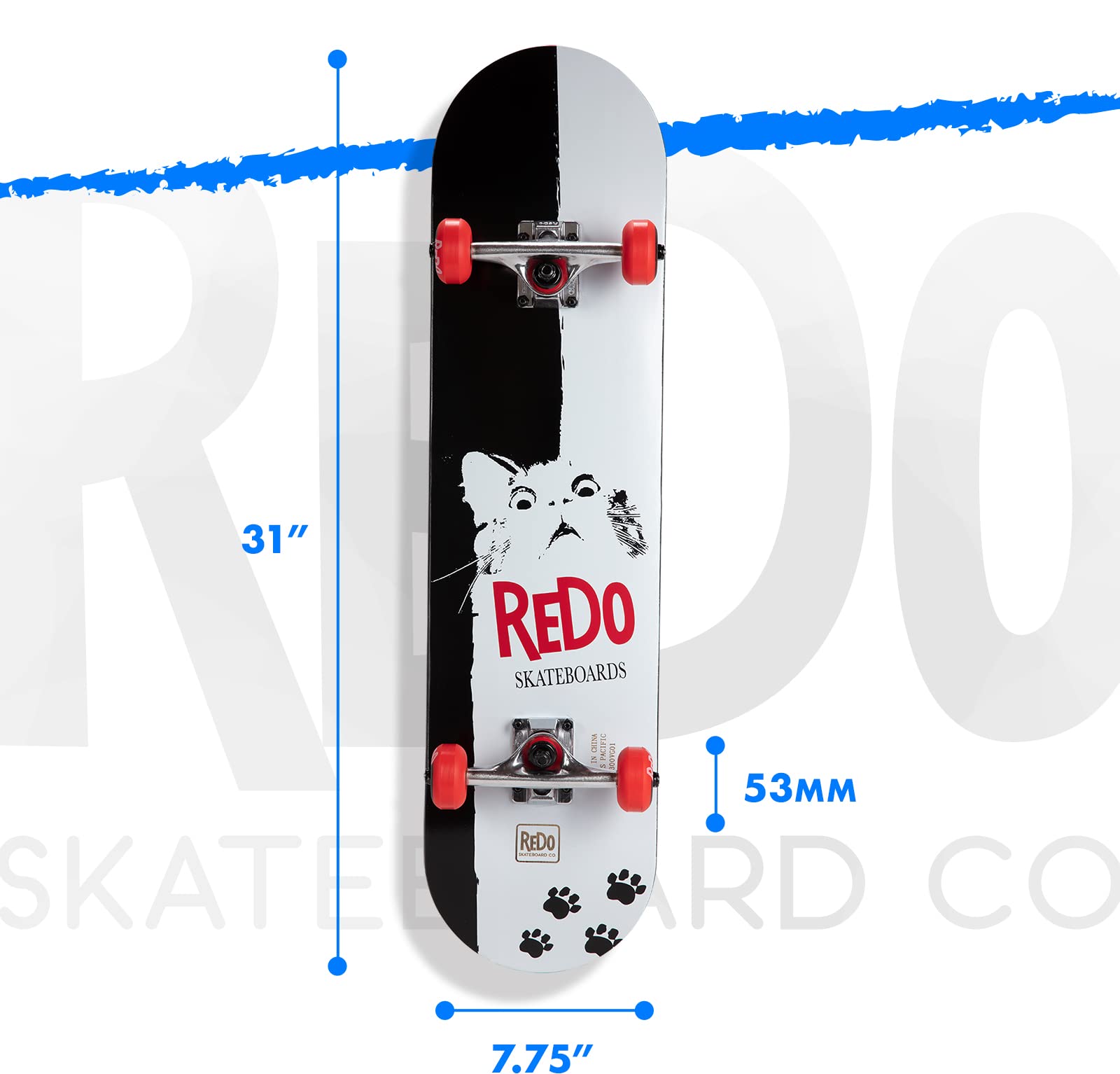 Amazon | ReDo Skateboard Co. ReDo スケートボード 31.25インチ x