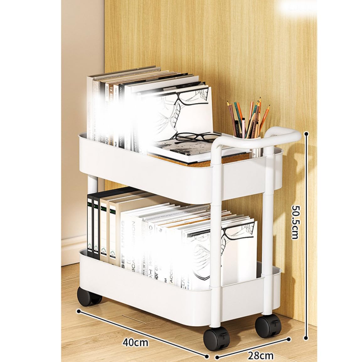 Amazon.co.jp: YQkasj キッチンワゴンカート 収納 棚 カート収納棚