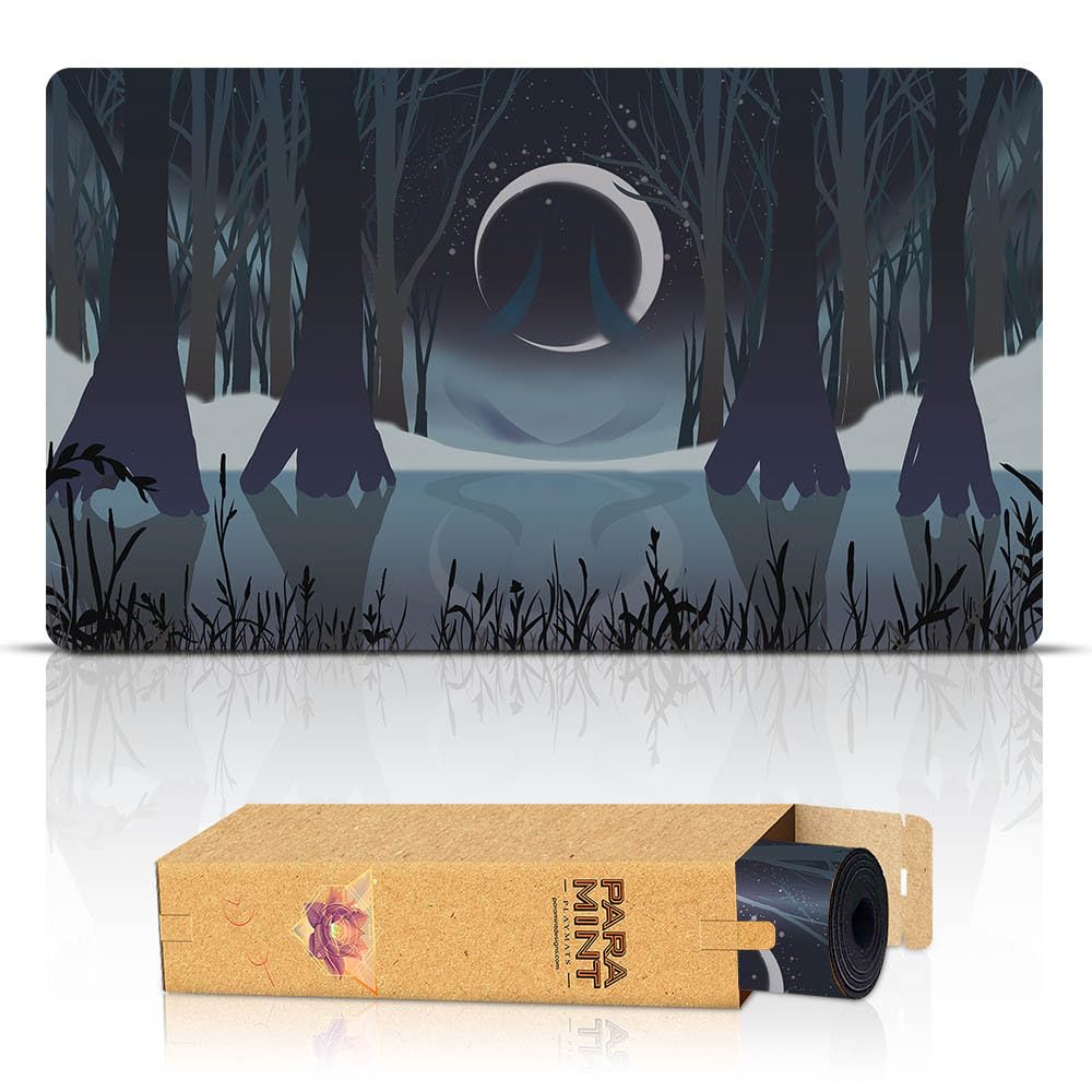 MTG 死の影 サイン入りステッチ加工プレイマット MTG 死の影 サイン