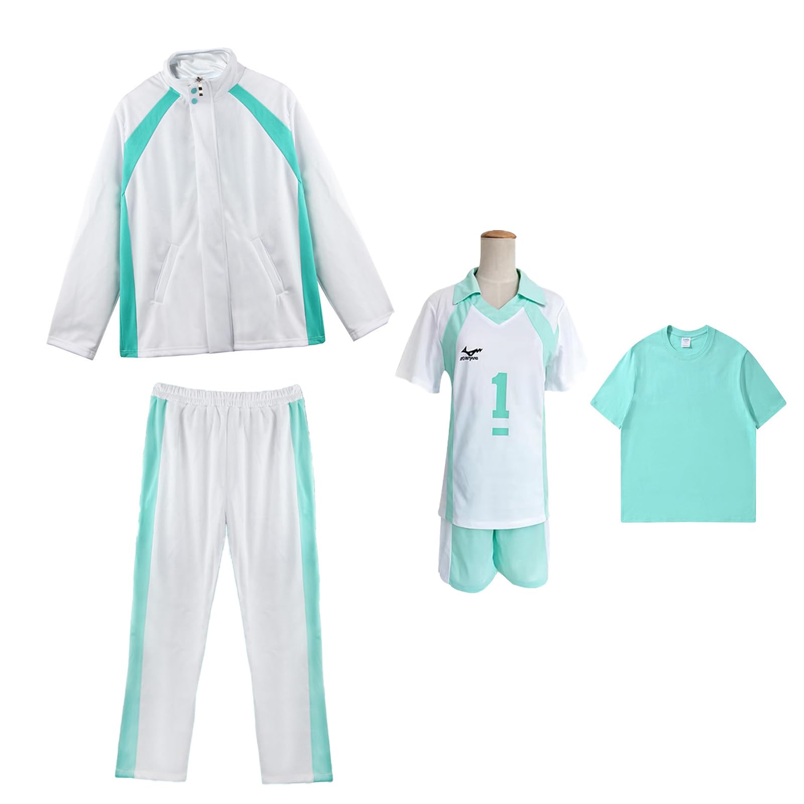 Amazon | [TRiES] 青葉城西 ジャージ 刺繍 及川徹 岩泉一 コスプレ