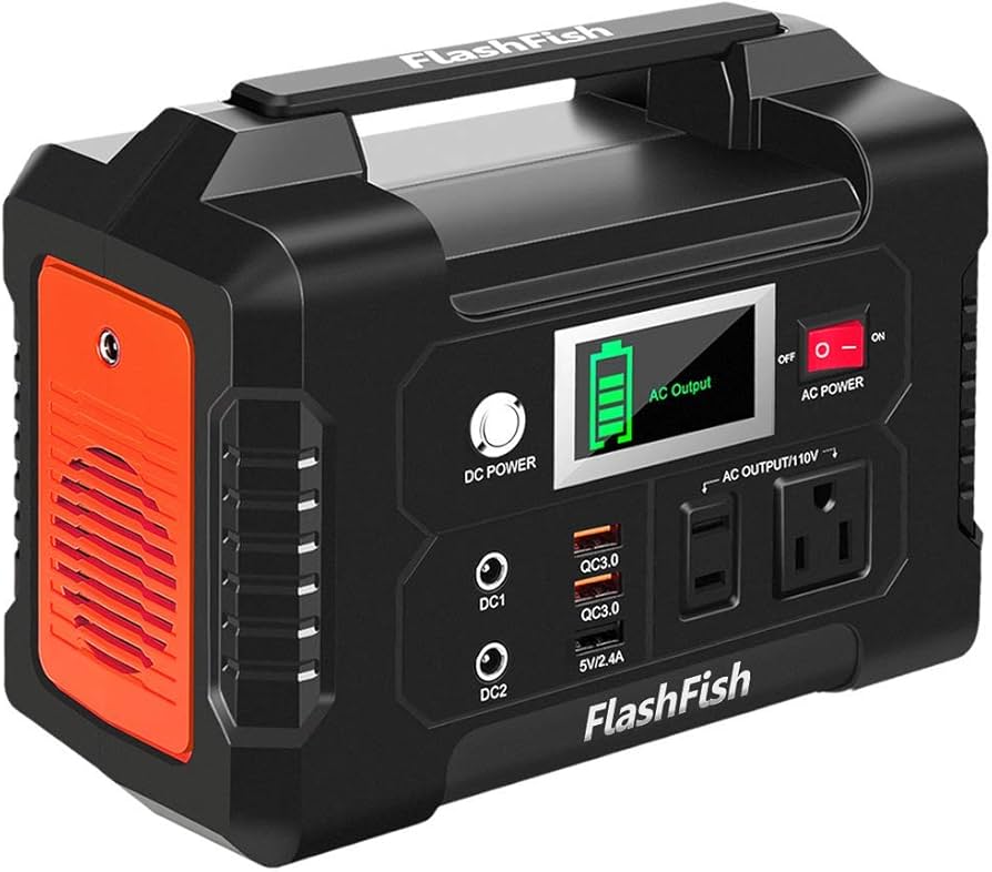 Amazon.co.jp: FlashFish ポータブル電源 大容量 小型発電機 40800mAh