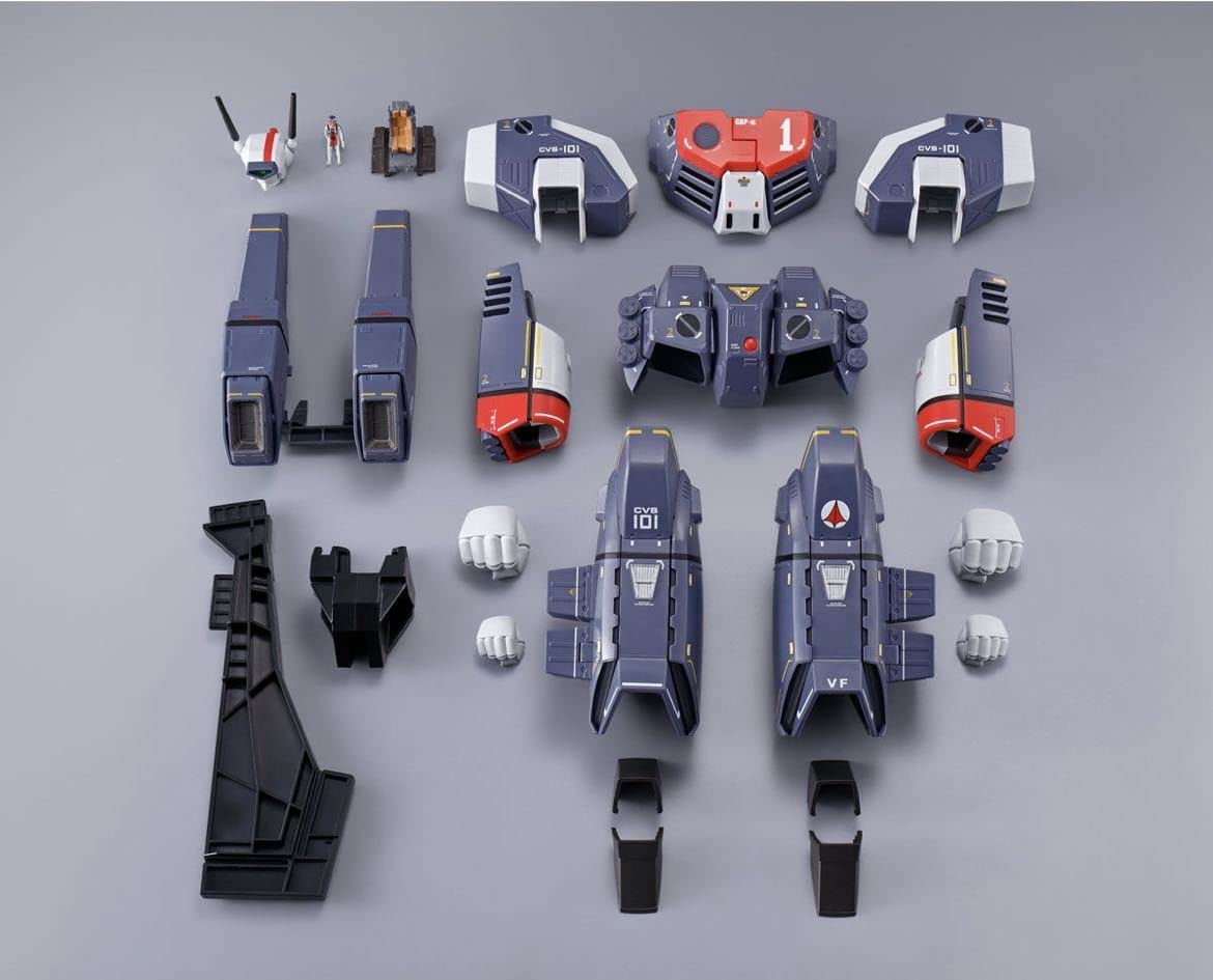 Amazon.com: Bandai spirits DX Chogokin VF-1J Armored Parts Set VF