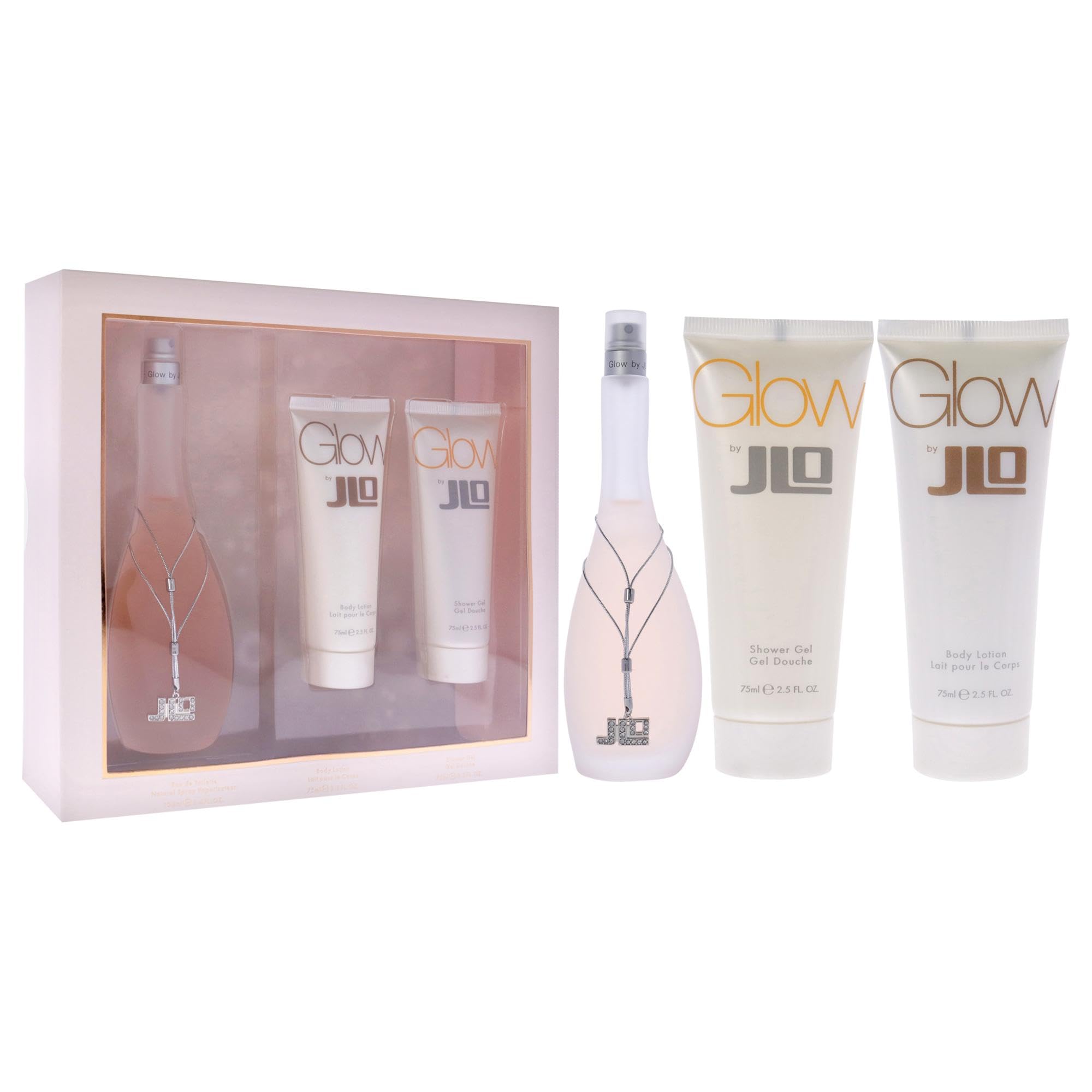 Amazon.com : Jennifer Lopez Glow Fragrance Set, 3 Count : Beauty