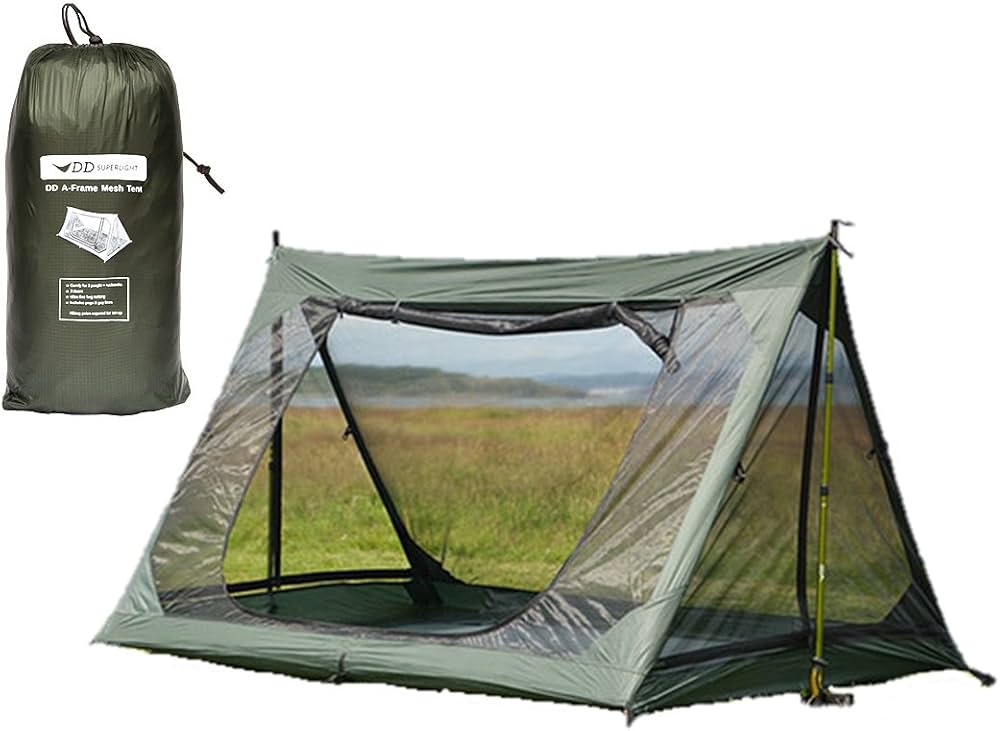Amazon | DD SuperLight - A-Frame - Mesh Tent 超軽量 簡単に