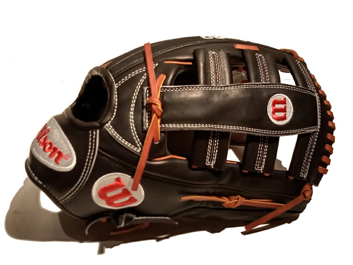 日本未発売 MLBプロモデル Wilson A1000 グローブ 黒/赤 日本未発売