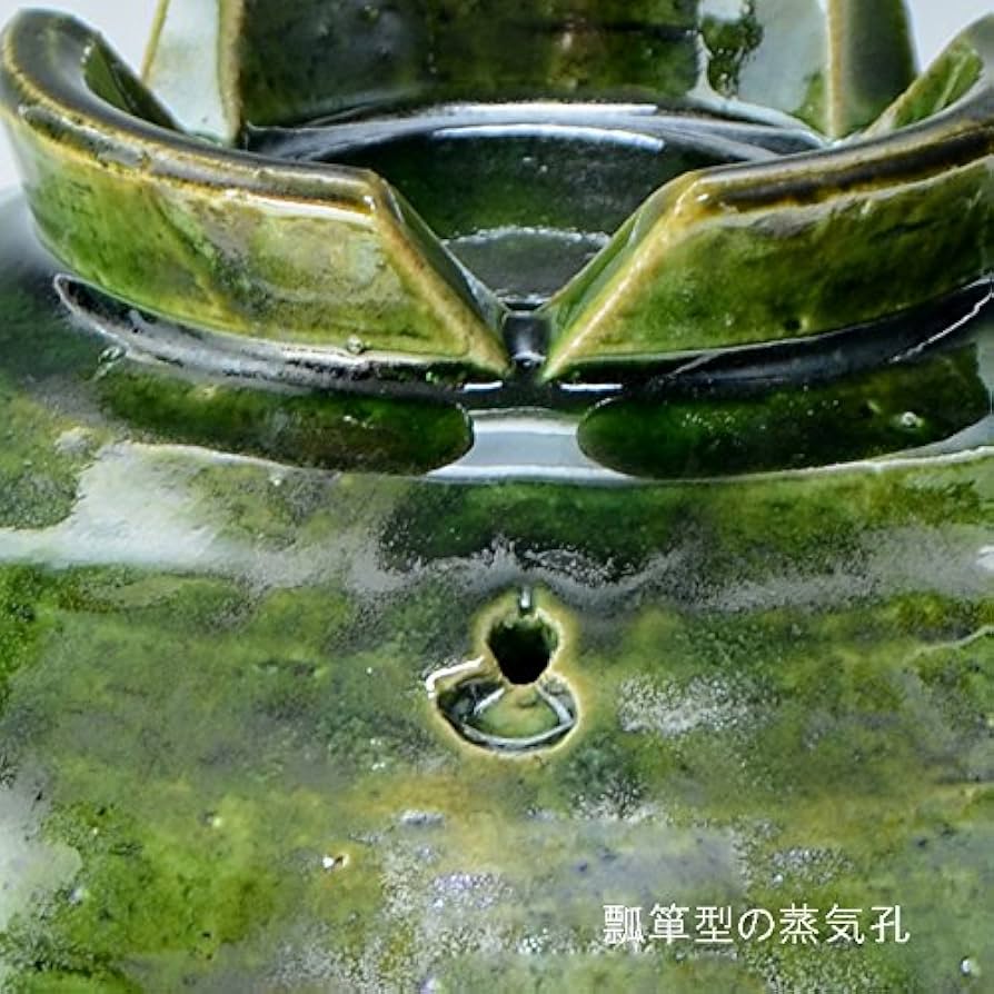 Amazon｜京焼 清水焼 陶あん窯 土鍋 (京鍋) 八号 緑釉 kta684｜土鍋