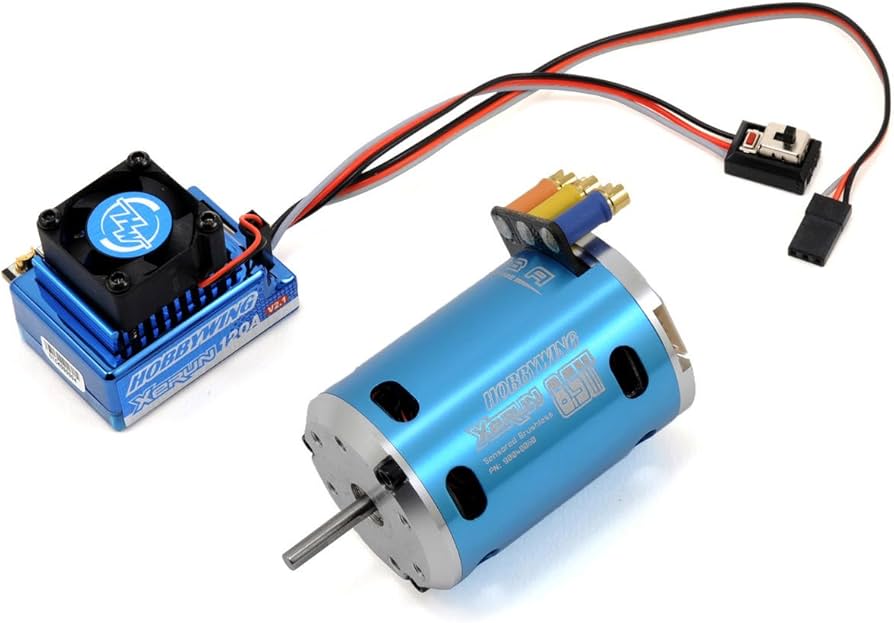 Amazon.com: HobbyWing X5A Combo, Xerun-120A-Sd ESC, Sensored 8.5T