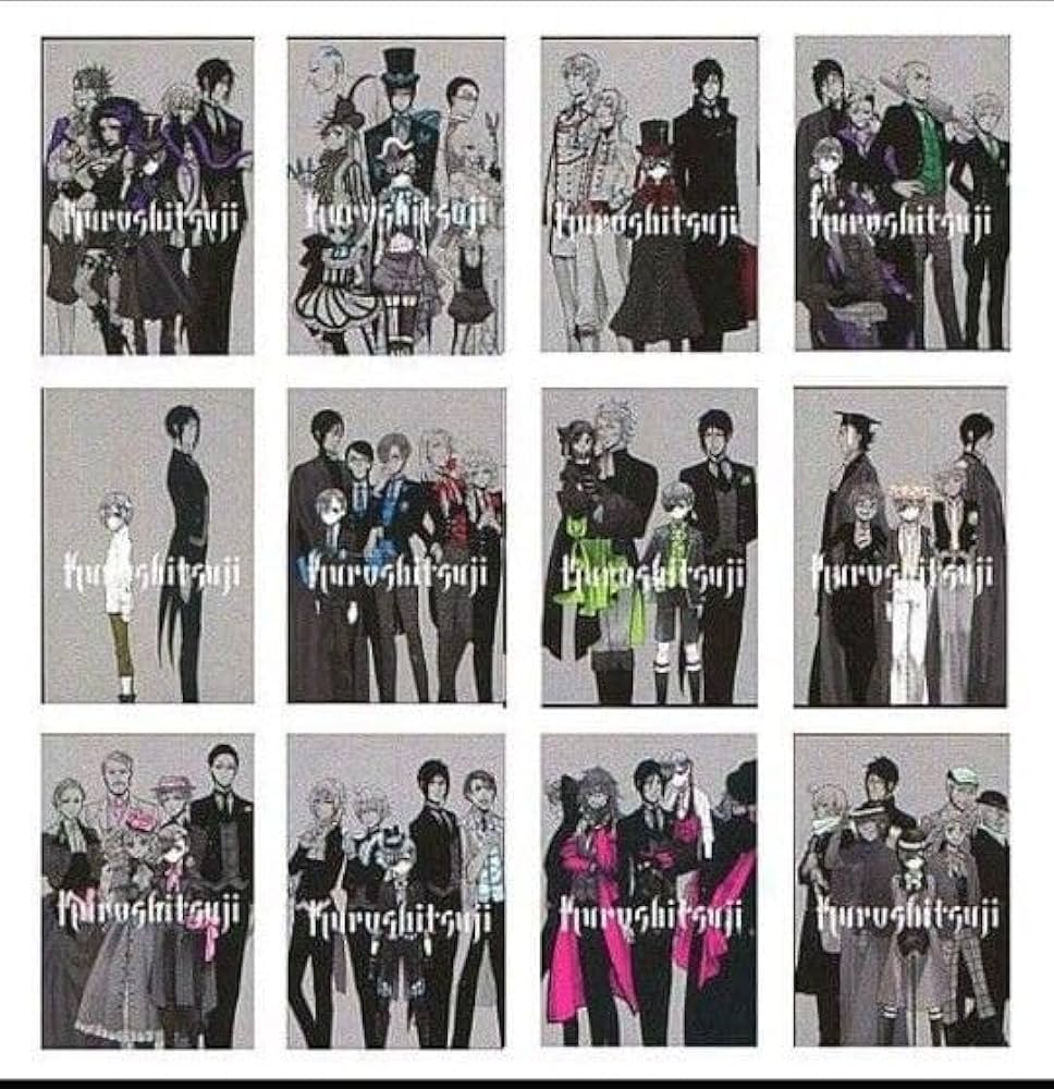 黒執事 ミニクリアファイル コレクション 全12種 黒執事 ミニクリア