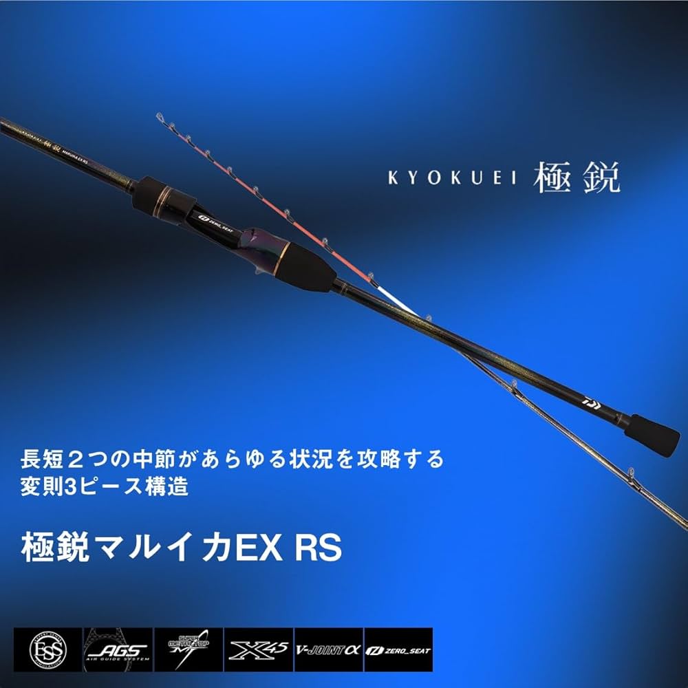 Amazon | ダイワ(DAIWA) 船竿 極鋭マルイカEX RS | ダイワ(DAIWA