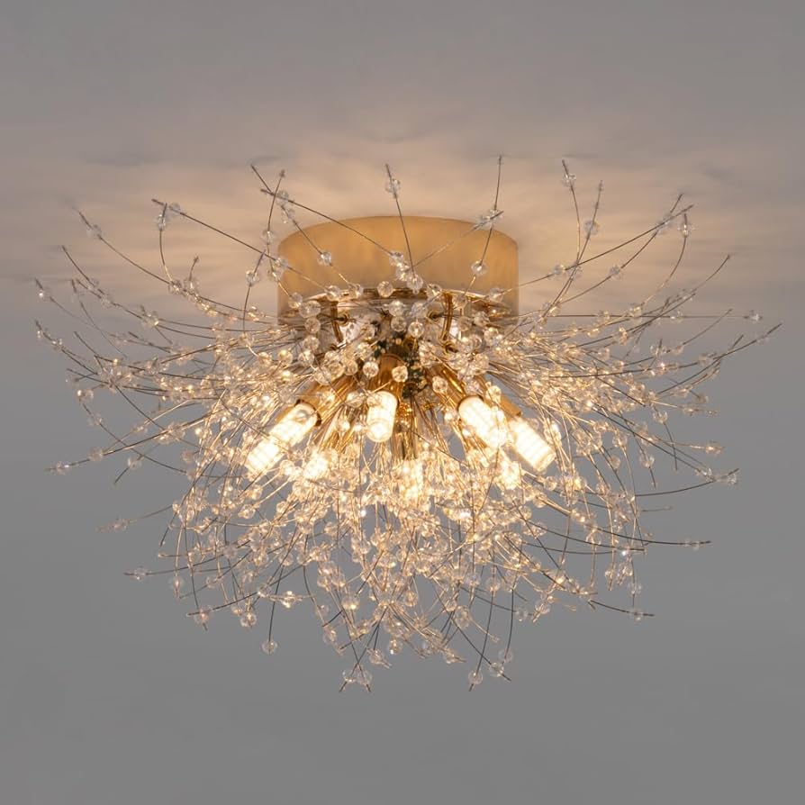 Amazon.co.jp : Chende シーリングライト おしゃれ 北欧 8灯 花火 天井