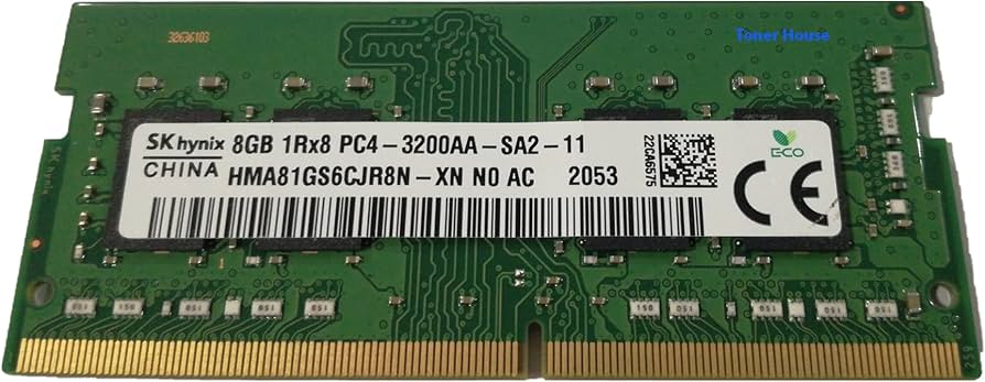 Hynix 8GB DDR4 PC4-25600 3200MHz 260-pin SODIMM ram memory at