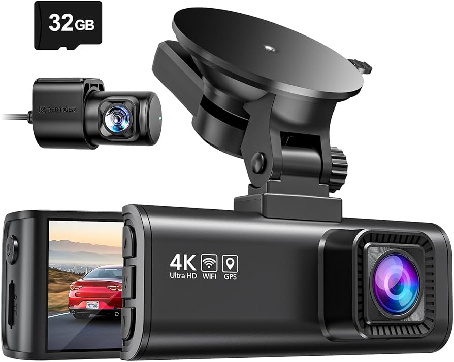 Amazon | REDTIGER 最新型 ドライブレコーダー 前後カメラ 4K UHD 800
