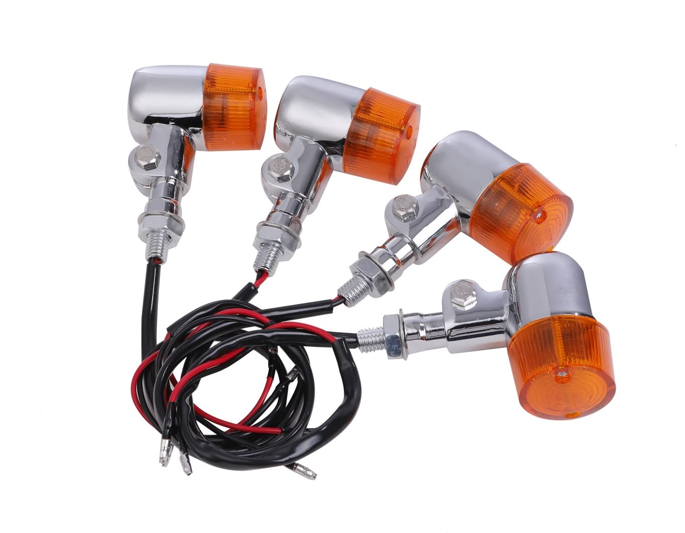 Amazon | CustomDivine 丸型 ヨーロピアン ウインカー 4個セット 35mm