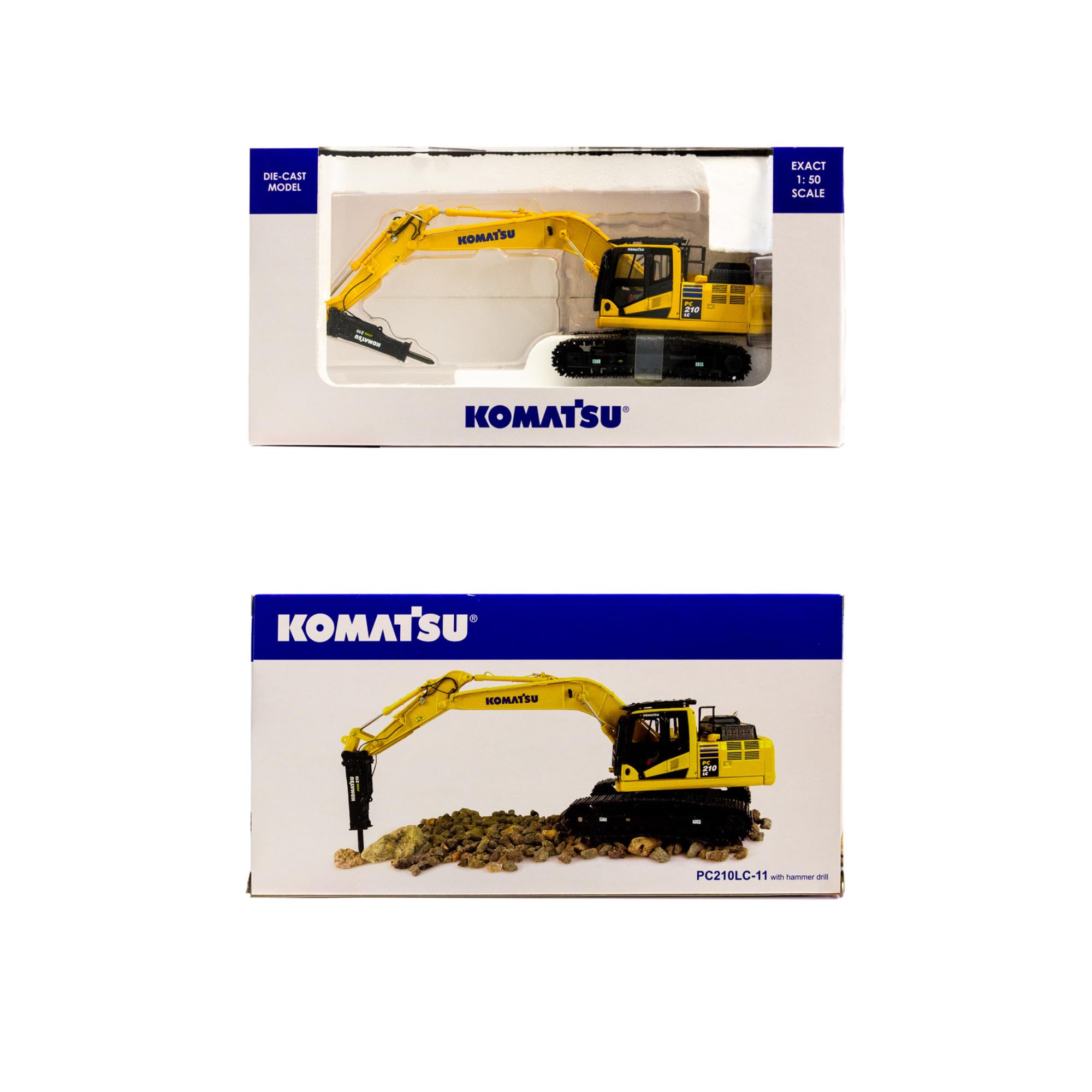 Amazon.com: Universal Hobbies Komatsu PC210LC-11 with Hammer Drill