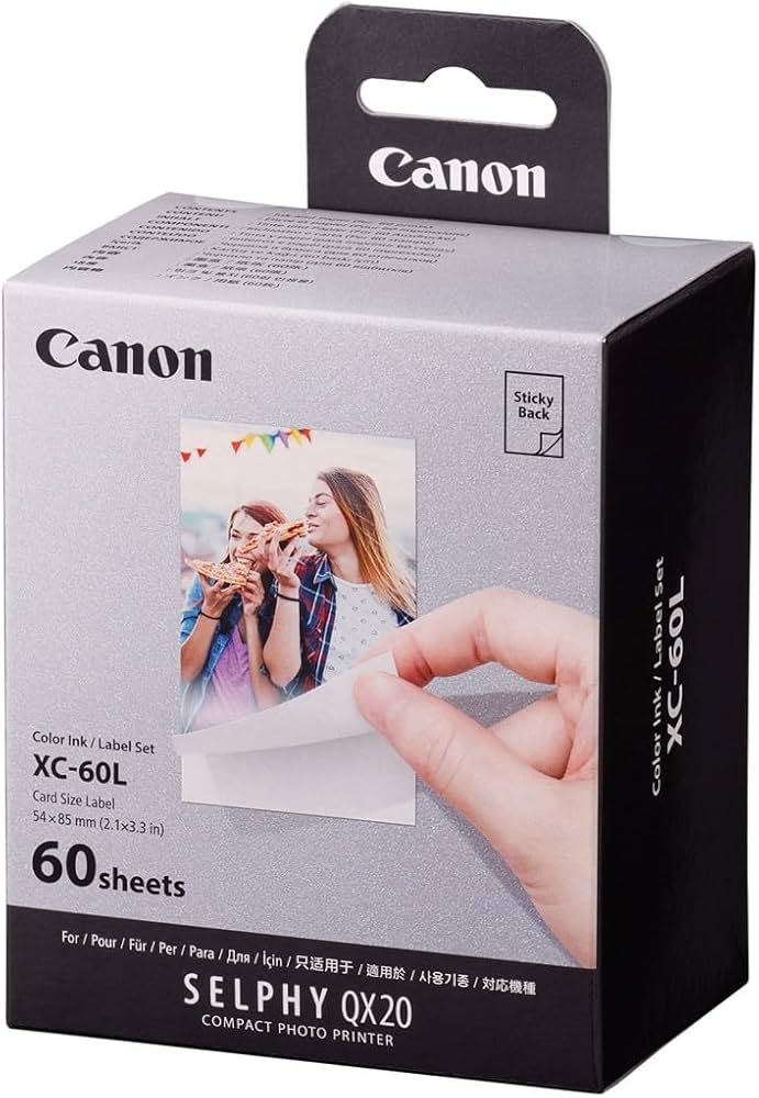 Amazon.co.jp: キヤノン QX20専用 カラーインク/ラベルセット XC-60L