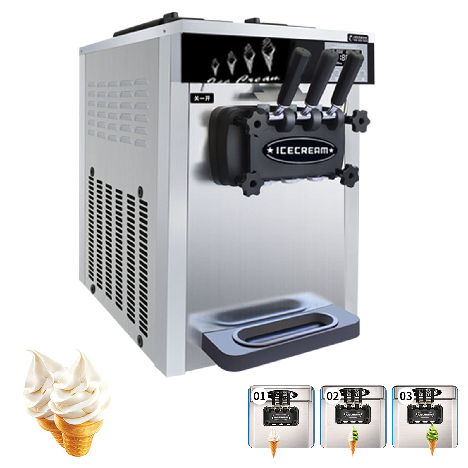 めいらく アイスクリームマシン アイスディスペンサー 手動式 サンデン