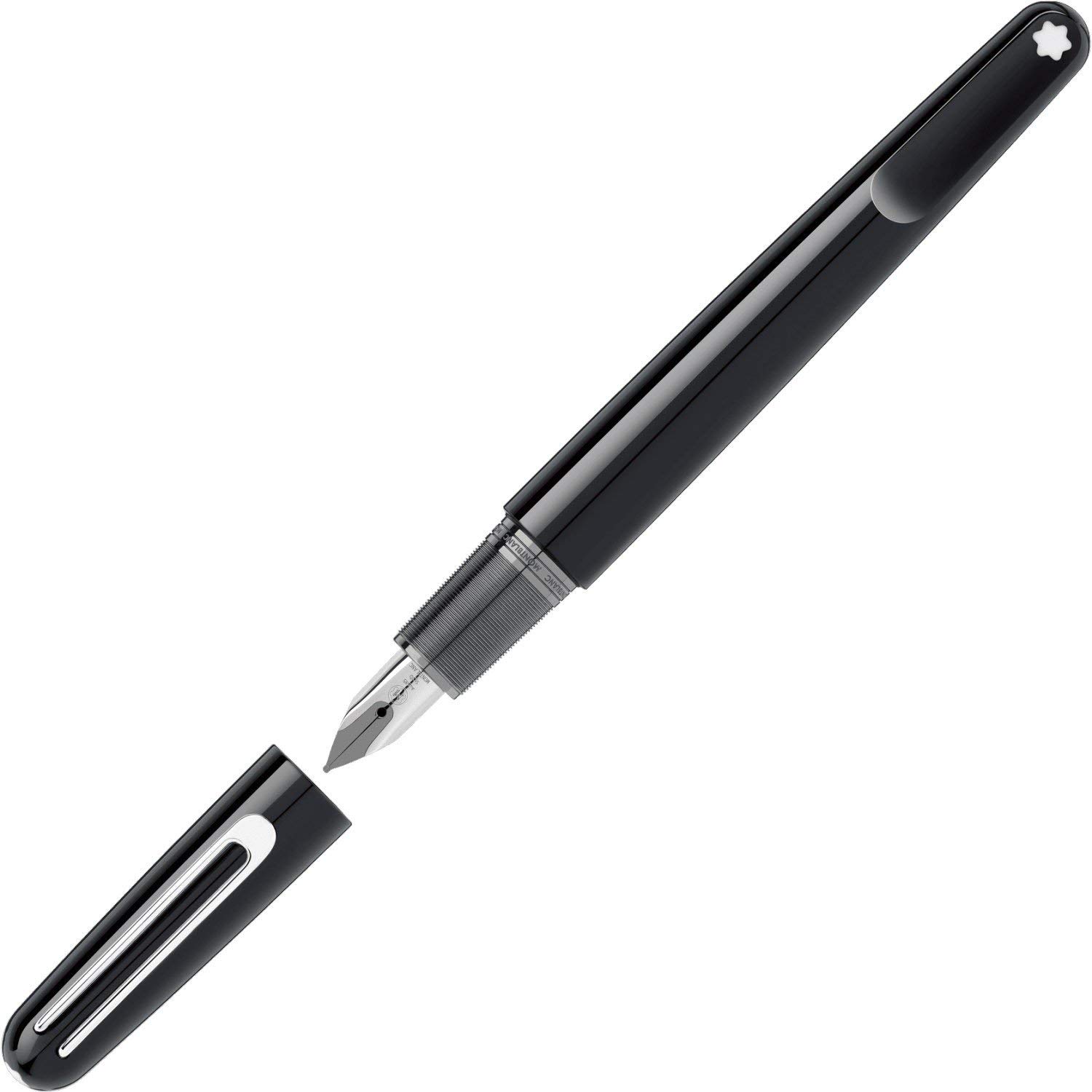 Amazon | Montblanc stilografica Montblanc M nero punta M 117147