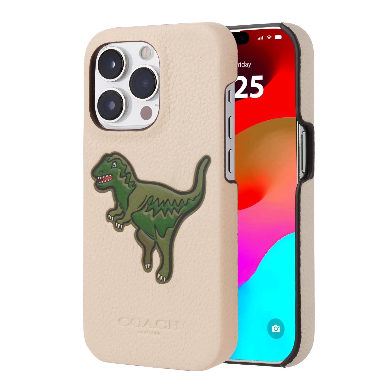 Amazon.com: Coach Canvas Slim Wrap iPhone 14 Pro Case - Compatible