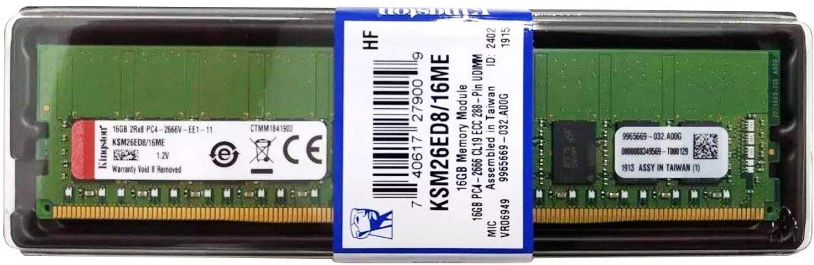 Kingston Memory Bundle with 32GB (2 x 16GB) DDR4 PC4-21300 2666MHz