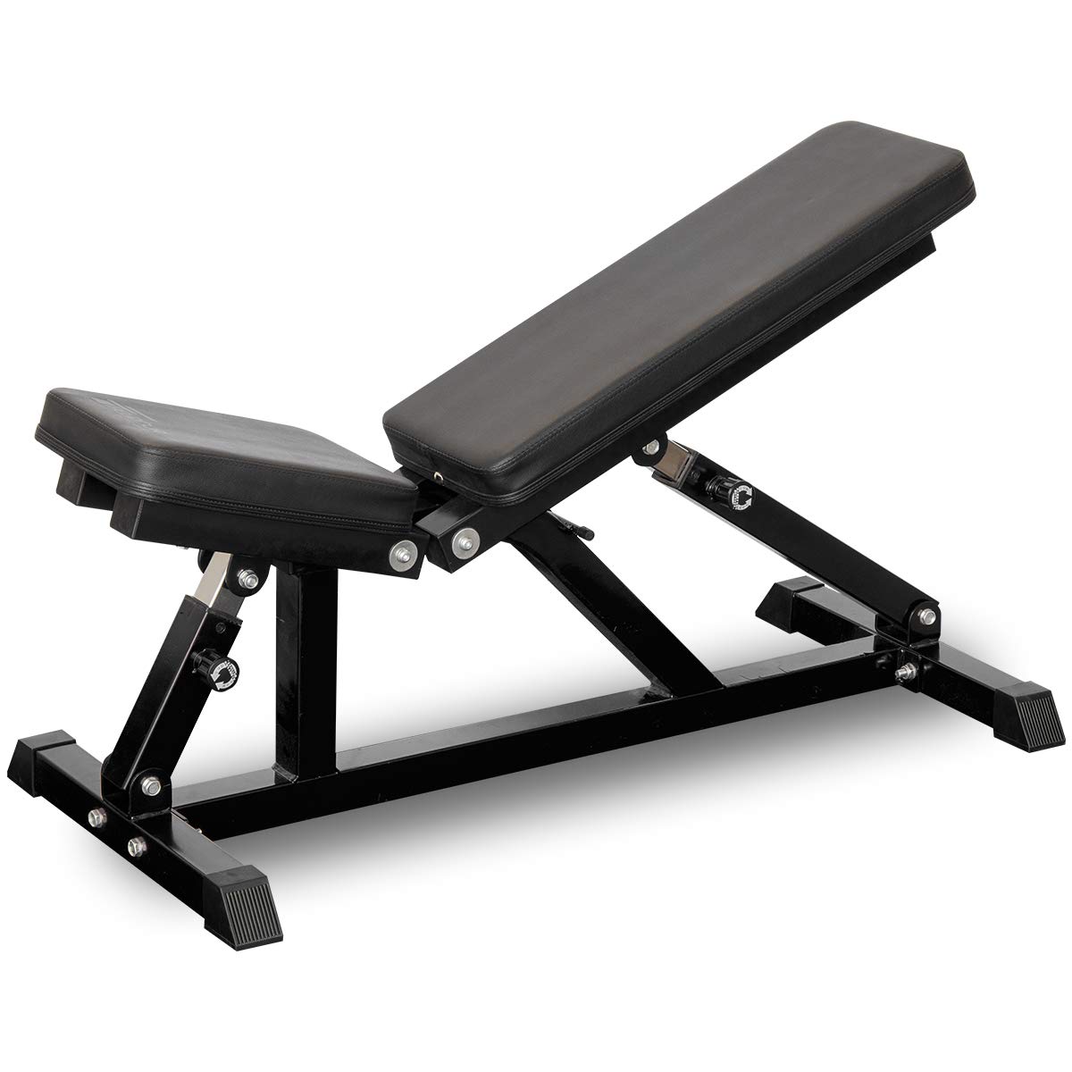 Amazon | FIELDOOR フラットインクラインベンチ 8段階×4調整可能(32