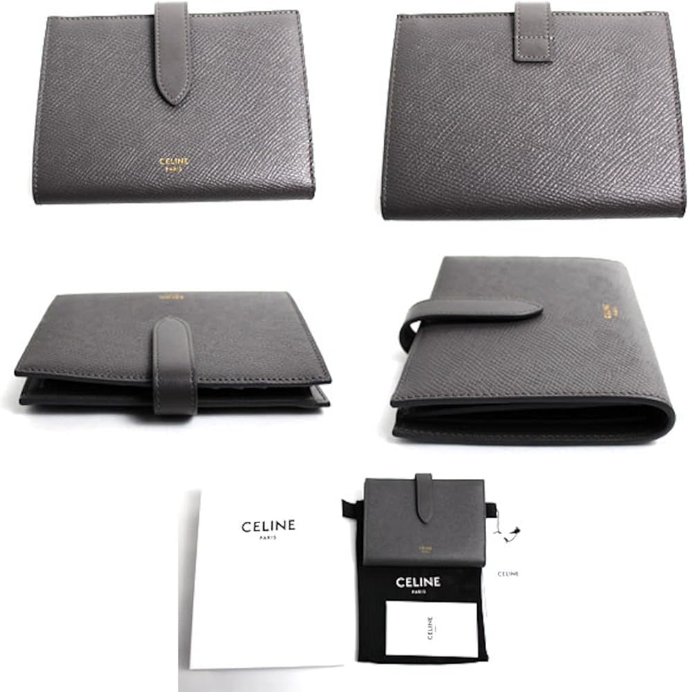 Amazon | [セリーヌ] 財布 二つ折り ミディアム ストラップ ウォレット