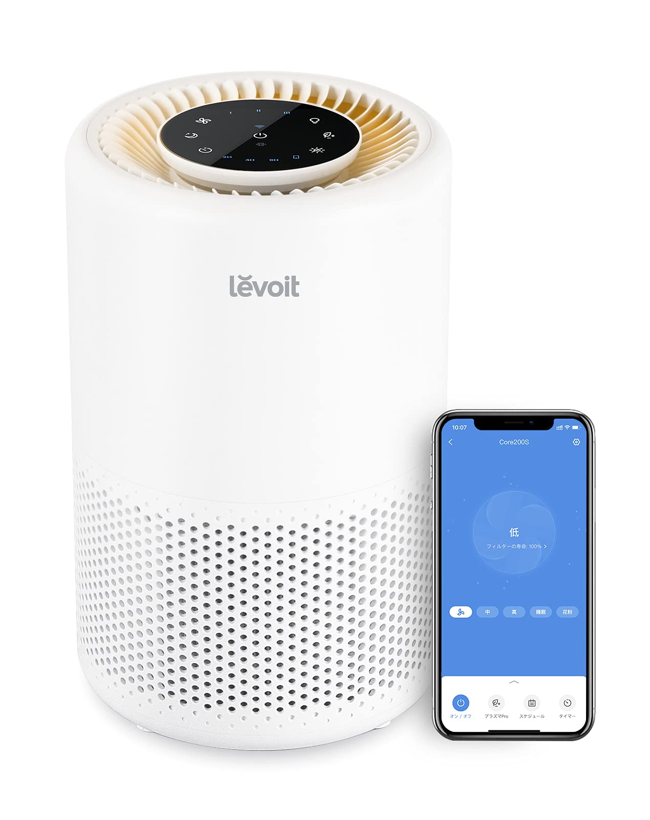 Amazon.co.jp: Levoit (レボイト) 空気清浄機 18畳 Core 200S ホワイト
