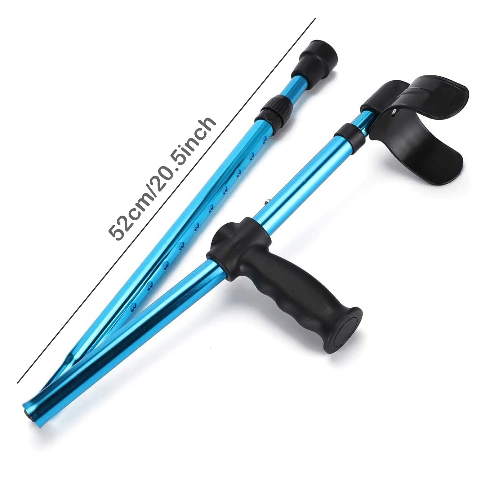 Amazon.co.jp: 大人の前腕松葉杖 青 ロフストランドクラッチ杖