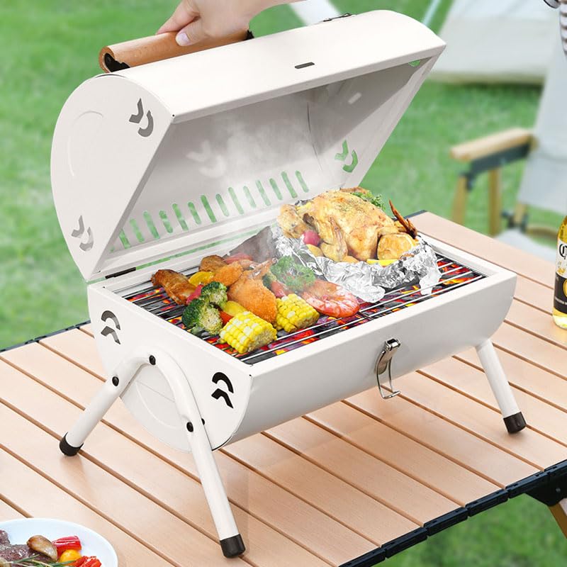 Amazon | バーベキューコンロ 焚き火台-bbq コンロ 鉄板付き 網付き
