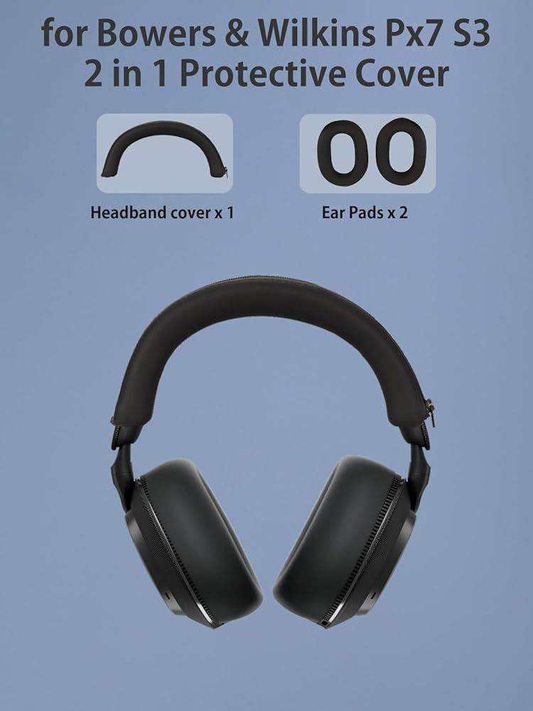 Amazon.com: [2Sets] for Bowers & Wilkins Px7 S3 Case Cover,NOUKAJU