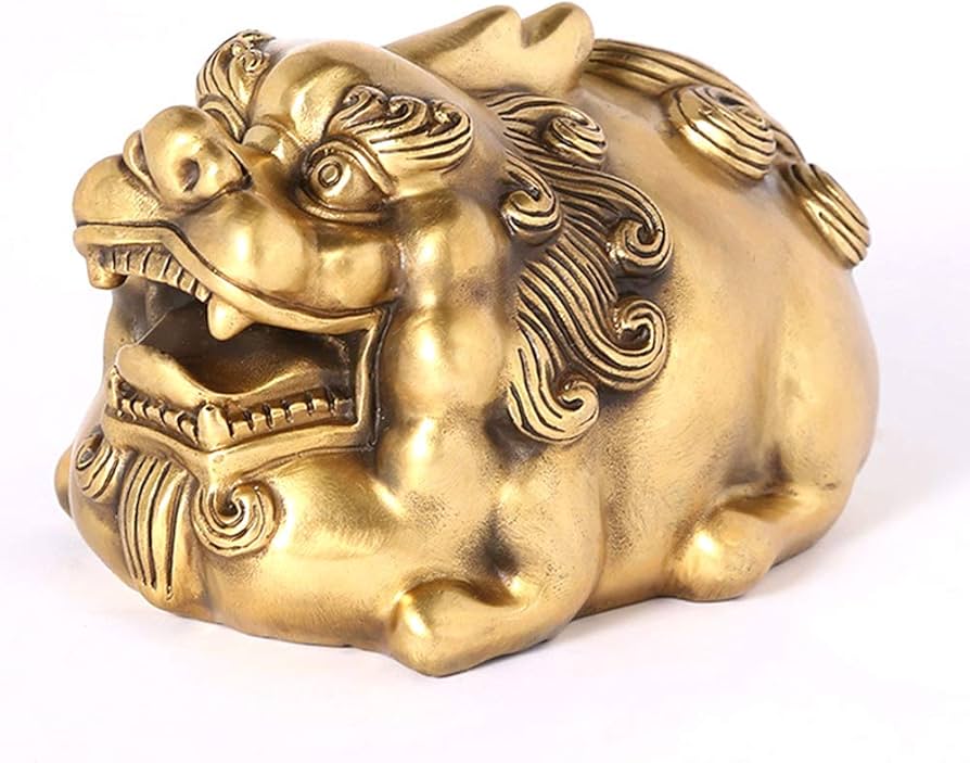 Amazon.co.jp: 貔貅 ヒキュウ 銅製 置物 ひきゅう 風水グッズ 風水