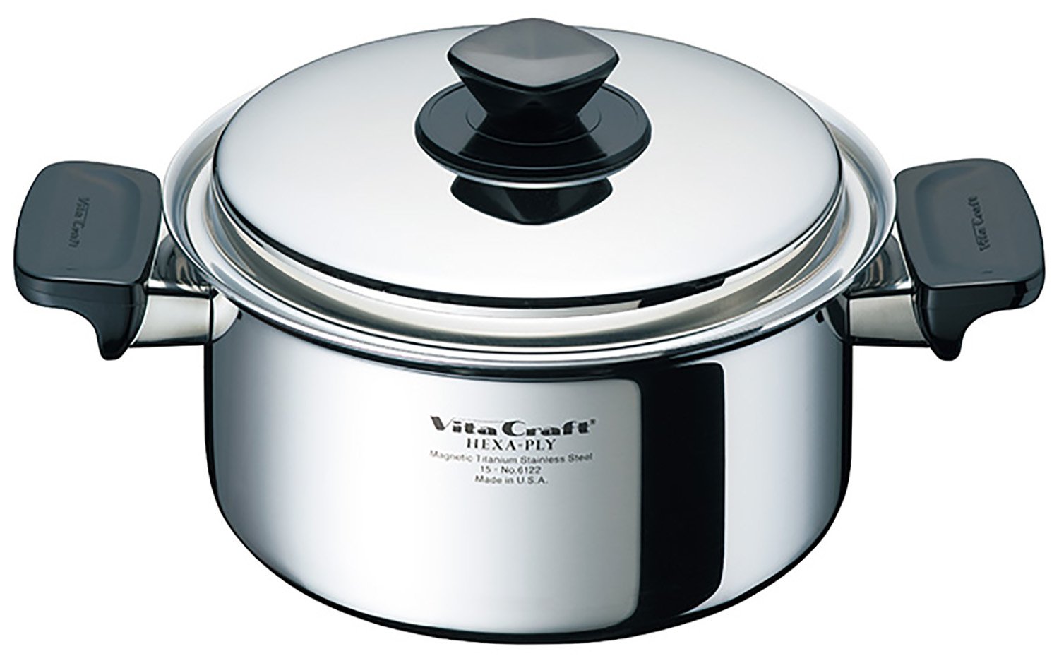 Amazon.co.jp: ビタクラフト 両手鍋 IH対応 ステンレス 蓋付 10年保証