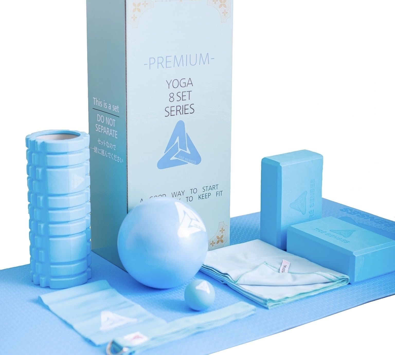 Amazon | ヨガセット、YOGA SET, ヨガ8個セット、ヨガセット初心者