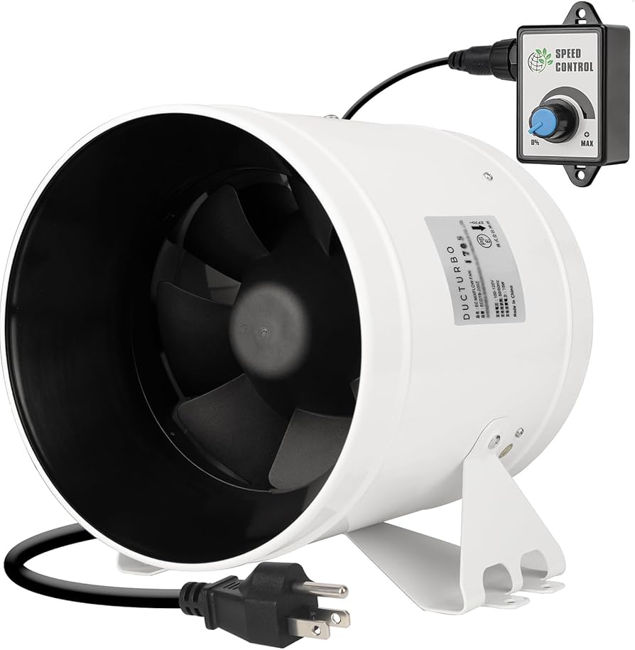 Amazon | DUCTURBO 業務用換気扇 中間取付形ダクトファン 200mm 強力