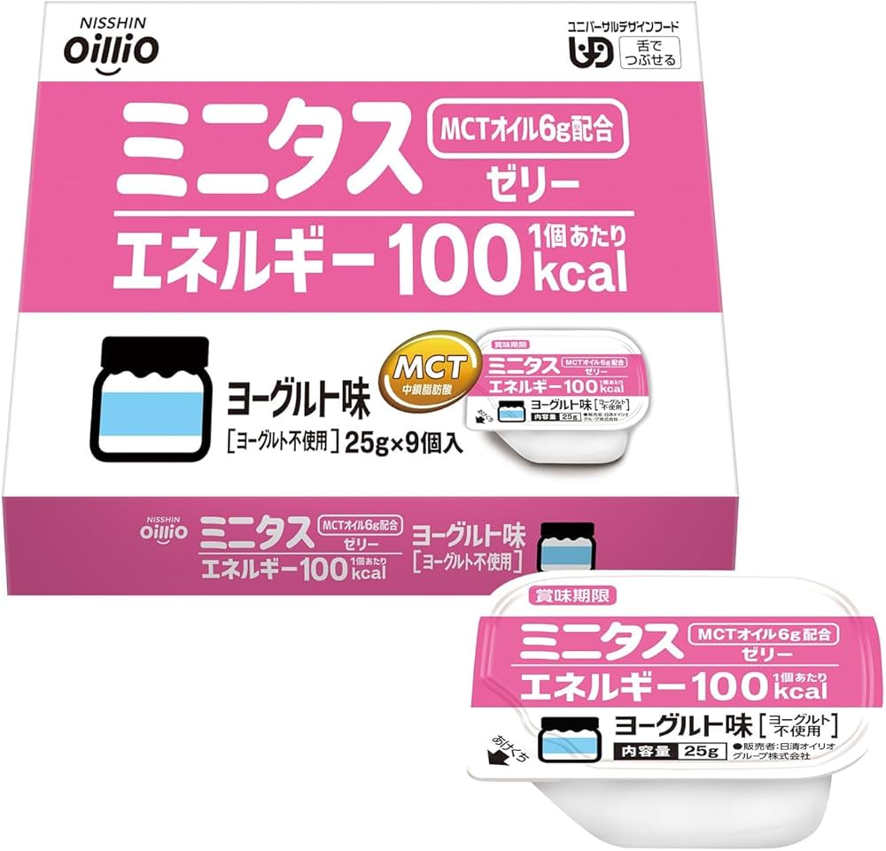 Amazon | 日清オイリオ ミニタス エネルギー ゼリー 225g（25g×9個