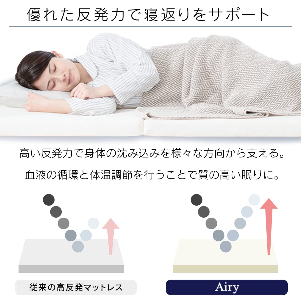 Amazon｜アイリスオーヤマ エアリーマットレスS MAR-S ベージュ