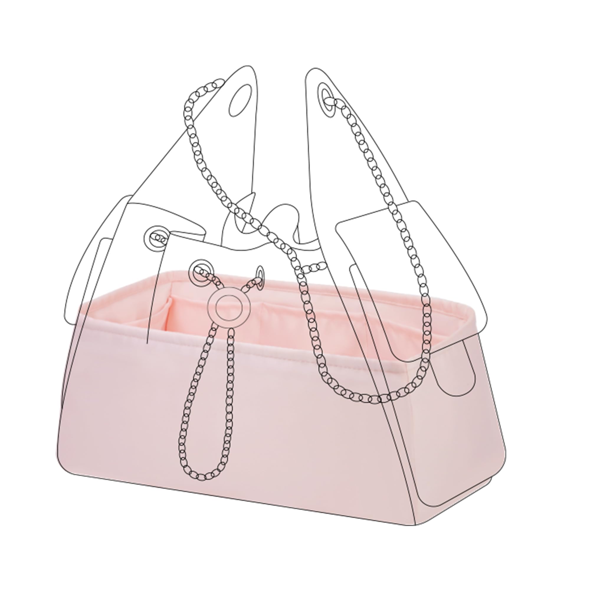 さはちは/シャネル25スモール用インナーバッグ/ 楽天市場】バッグイン