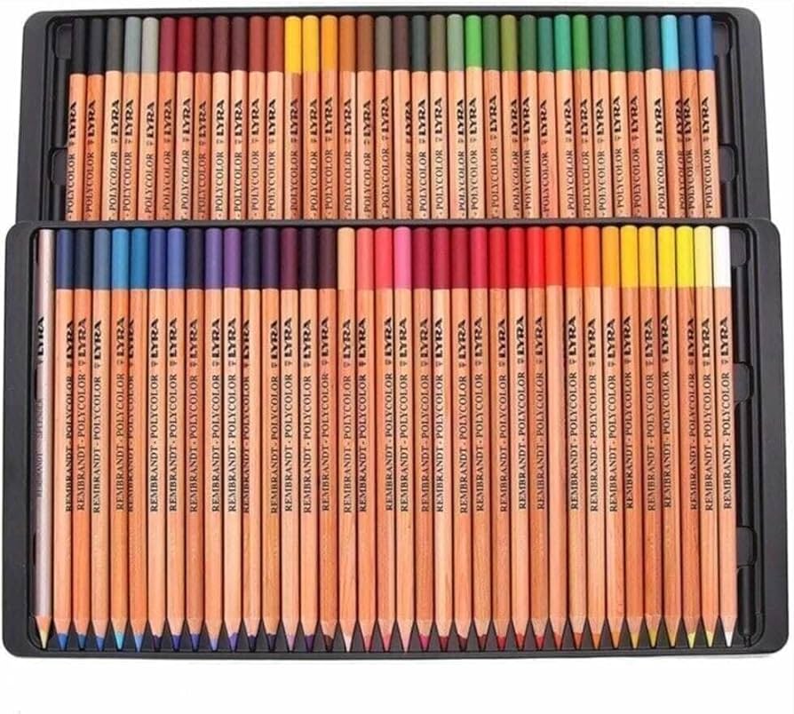 Amazon.co.jp: リラ 油性色鉛筆 ポリカラー 72色セット (メタル