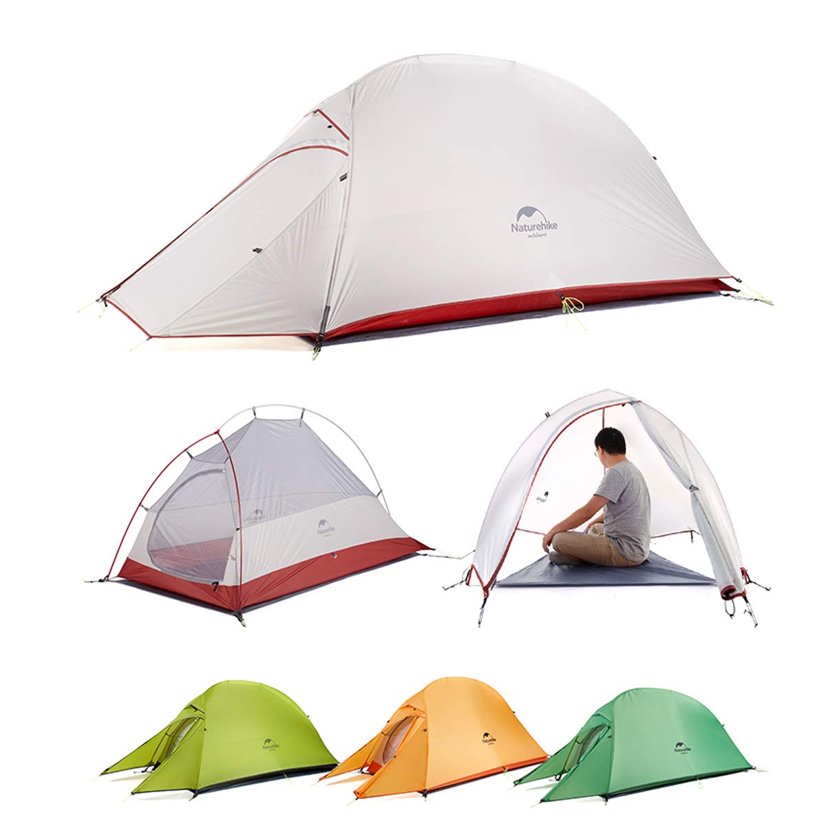 Amazon.co.jp: Naturehike CloudUp1 テント 自立型 1人用 二重層 超