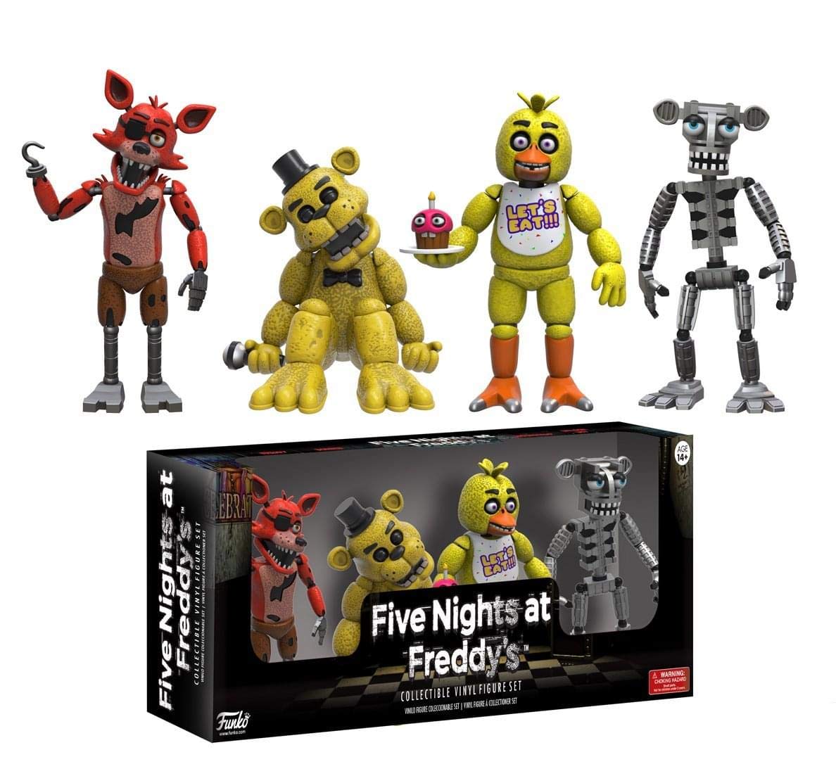 Amazon.com: Funko Five Nights at Freddy's 4 Figure Pack(1 Set), 2