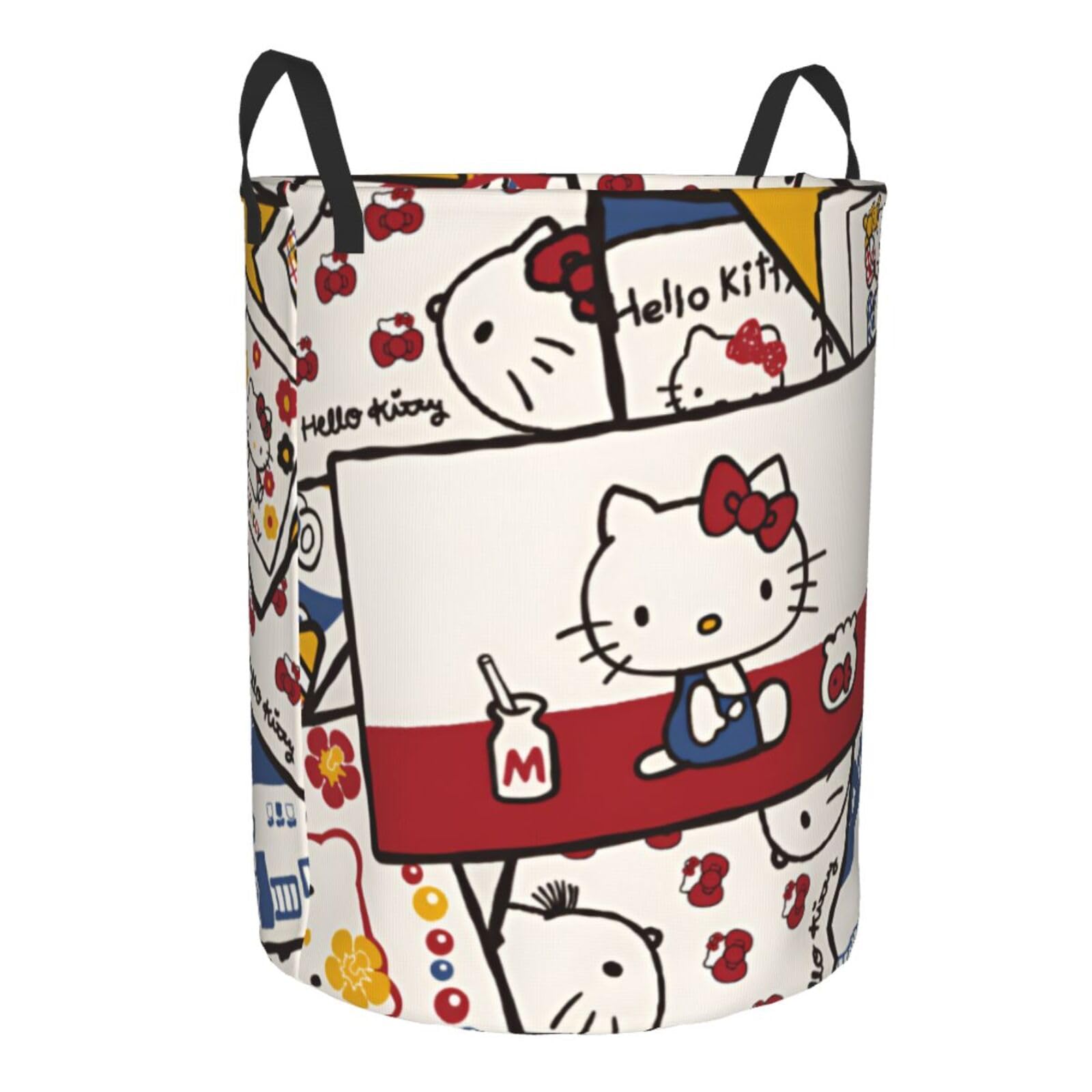 Amazon｜ハローキティ 洗濯かご 収納バスケット 洗濯物入れ ランドリー