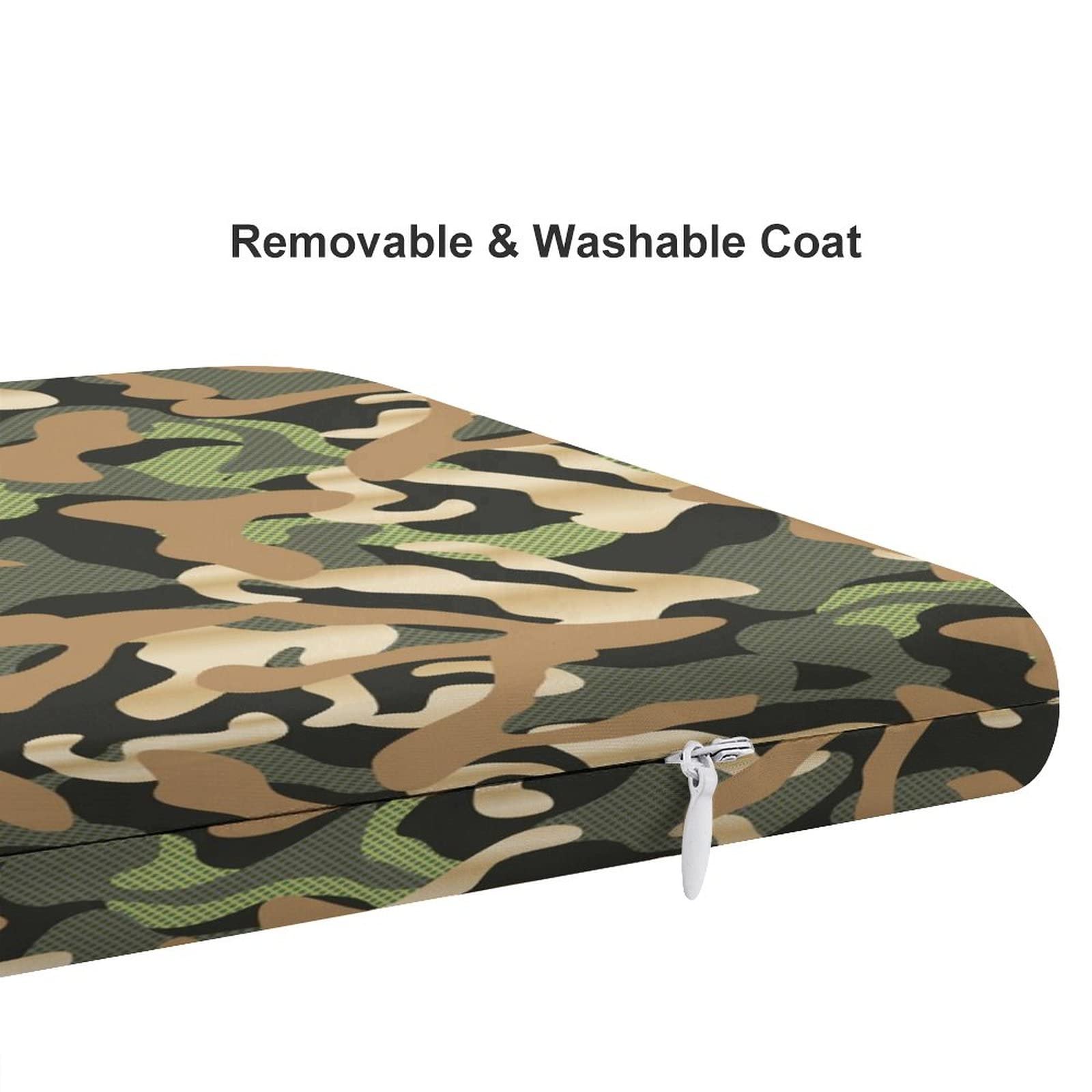 Amazon.co.jp: 座布団 クッション イエロー 迷彩柄 カモフラージュ